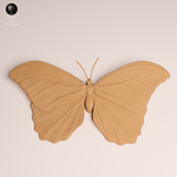 Anml-251101 Blue Morpho Butterfly（モルフォチョウ）