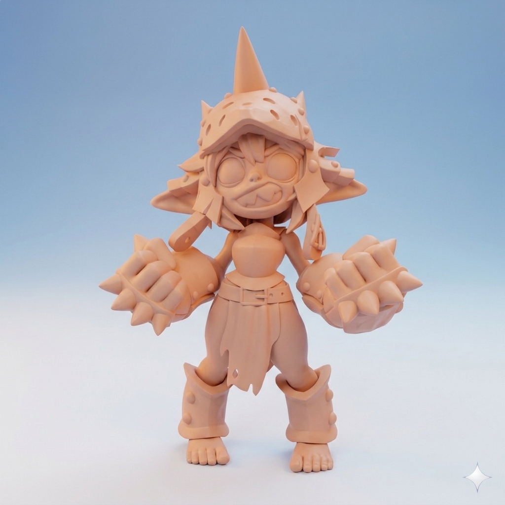 Twin-260503 Knock the Goblin Brawler – サベージランドミニチュア