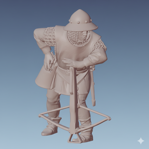 ez-250709 Reloading Crossbowman 1 - 14th century