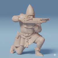ez-250703 Kneeling Shooting Crossbowmen 2 - 14th century