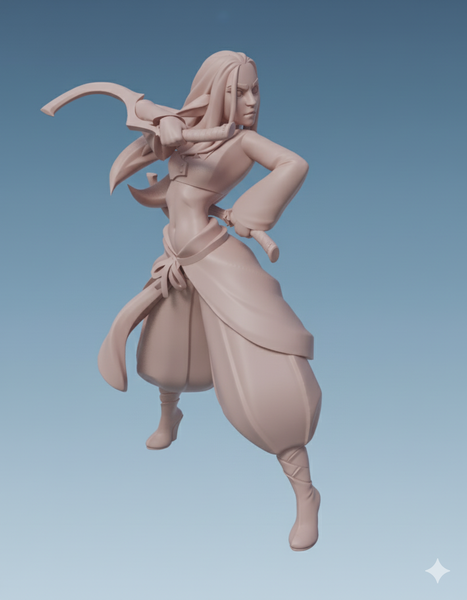 Twin-250706 Shahana the Firbolg Bladedancer