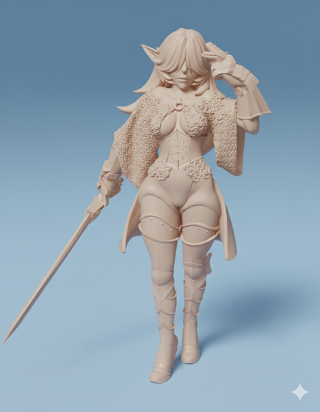 Twin-250907 Tyrianna the Elven Knight