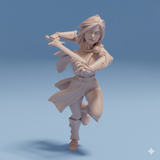 Twin-250302 Gwen the Human Fighter