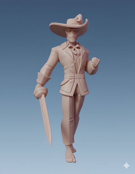 Twin-250707 Warforged Swashbuckler