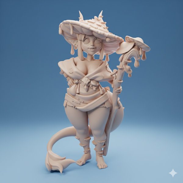 Twin-250502 Coprini the Tiefling Spore Druid