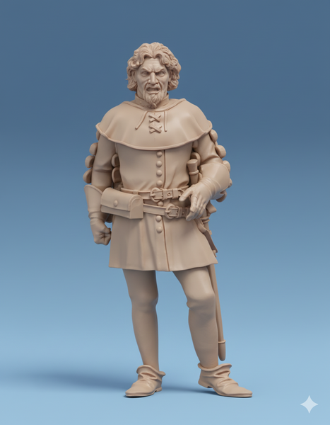 ez-250803 Noble on foot Joking - 14th century