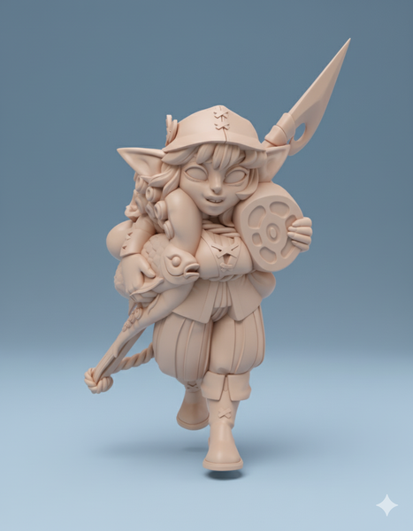 Twin-250806 Minnow the Goblin Fisher