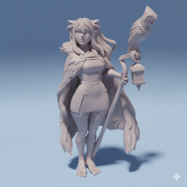 Twin-250306 Yaen the Elven Sorceress