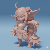 Twin-250304 Thistle the Goblin Fighter