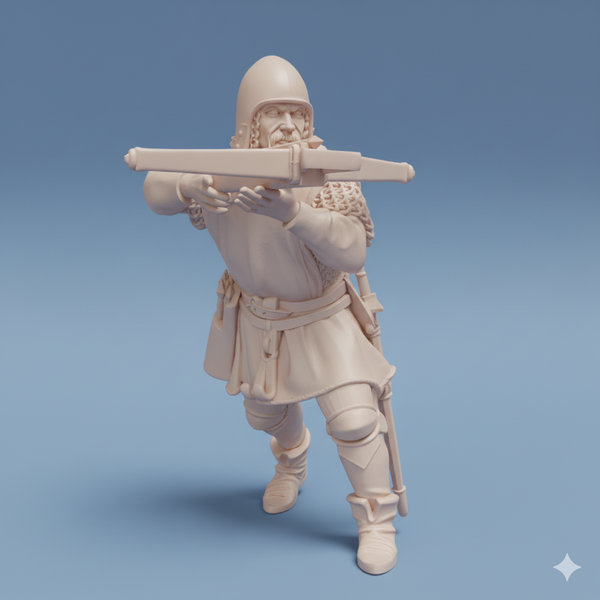 ez-250601 Crossbowman with armour1 - 14th century