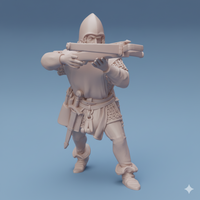 ez-250602 Crossbowman with armour2 - 14th century