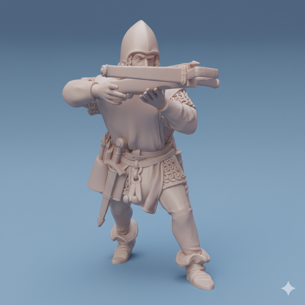ez-250602 Crossbowman with armour2 - 14th century