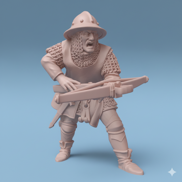 ez-250603 Crossbowman with armour3 - 14th century