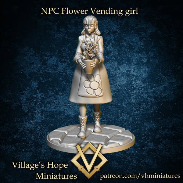 Vh-w009 npc flower vending girl