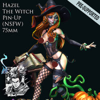 Raw-211007 Hazel The Pumpkin Witch Pin Up