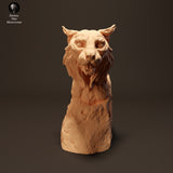 Anml-231009 Iberian Lynx Bust