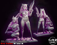 Gaz-230802 The Cyberpunk Eva Twins 75mm