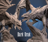 Drgn-240701 Dark Drak Wyvern