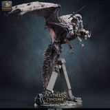 Red Dracolich Stand alternate view - Rescale Miniatures October 2026