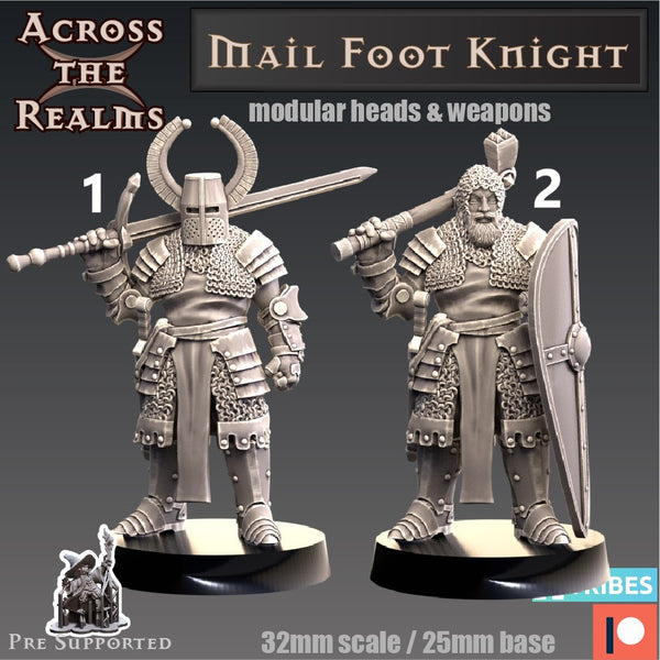 Acr-220702 Mail Foot Knight