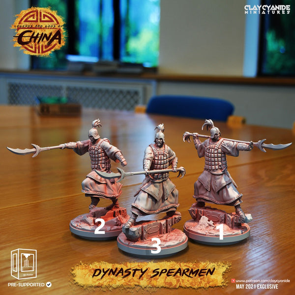 Ccm-2105e02 Dynasty Spearmen