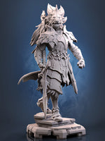 Drgn-240102 Kimba white lion knight 110mm