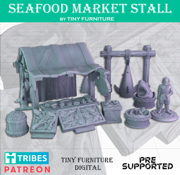 Tnyf-230804 seafood market stall