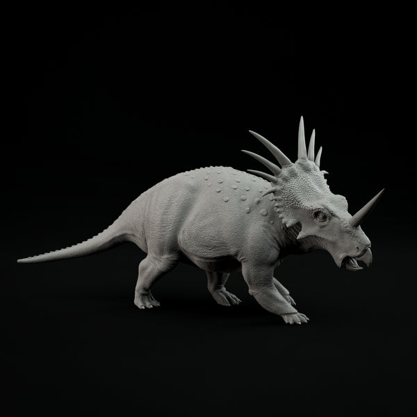 DinD-231101 Styracosaurus walking