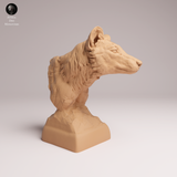 Anml-260408 Thylacine bust（フクロオオカミ）