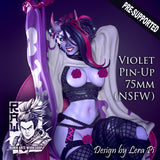 Raw-210401 Violet Pin Up