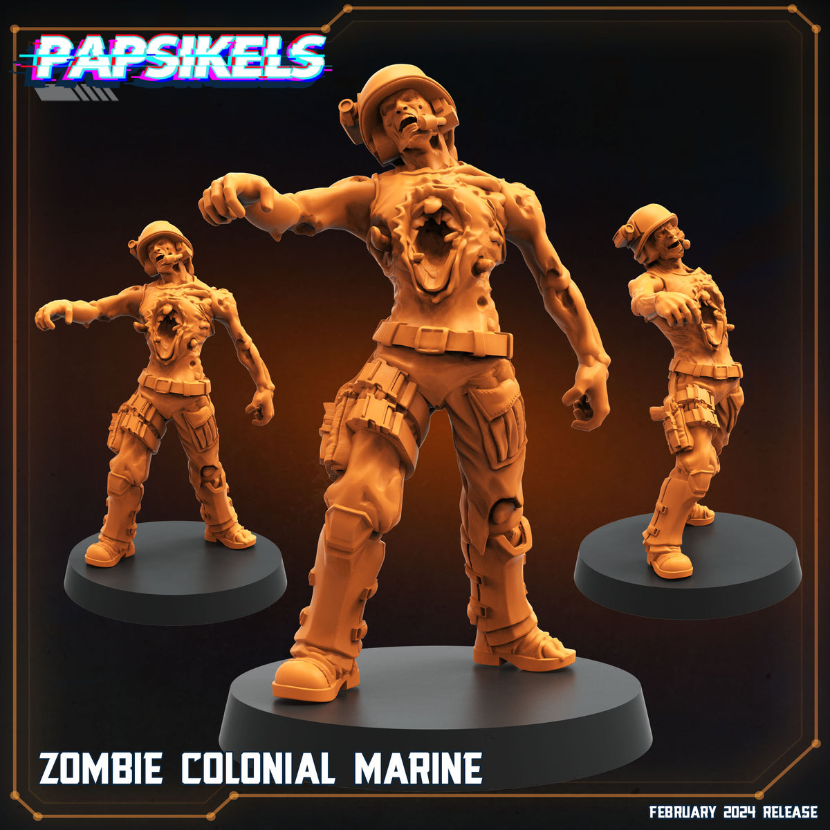 Pap-240203 ZOMBIE COLONIAL MARINE – サベージランドミニチュア