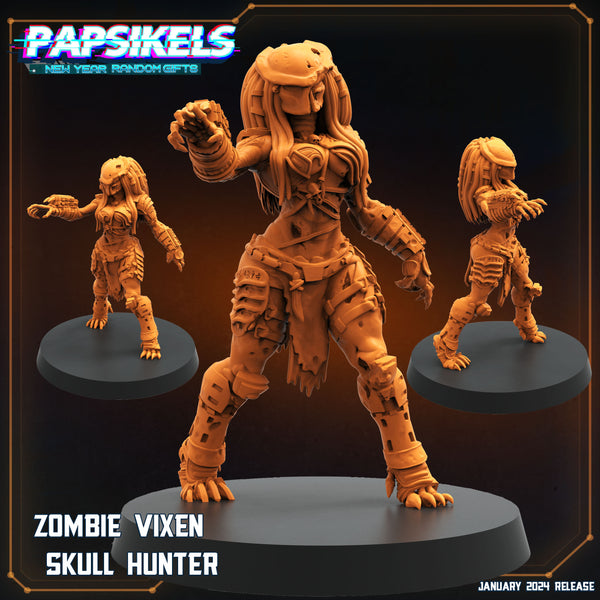 Pap-240106 zombie vixen skull hunter