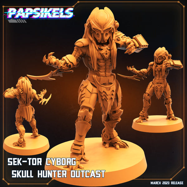 Pap-230305 sek tor cyborg skull hunter outcast