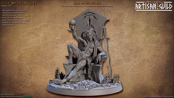 ag-220803 Baal on his Throne - Pinup