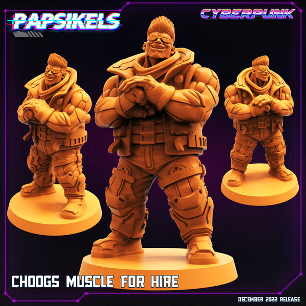 pap-2212c07 CHOOGS MUSCLE FOR HIRE