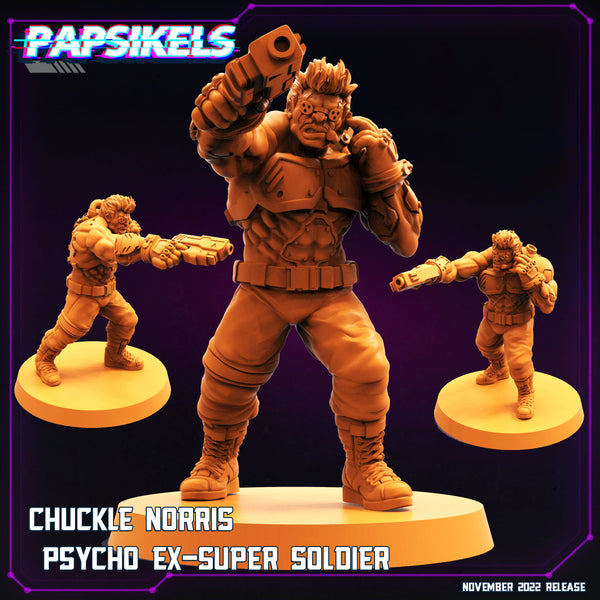 pap-2211c01 CHUCKLE NORRIS PSYCHO EX SUPER SOLDIER