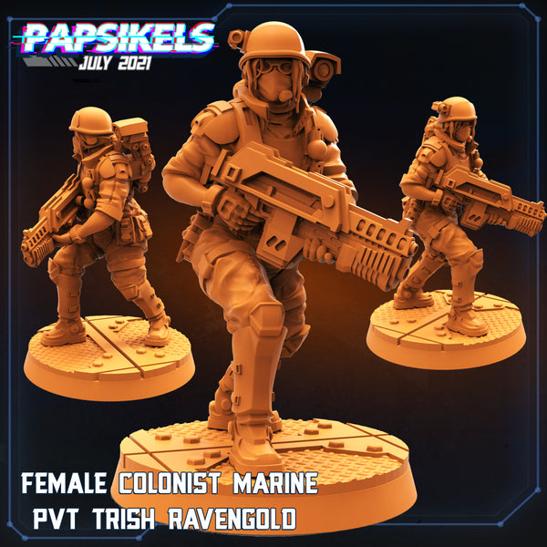 Pap-ws1504 COLONIAL VANGUARD MARINE TRISH RAVENGOLD