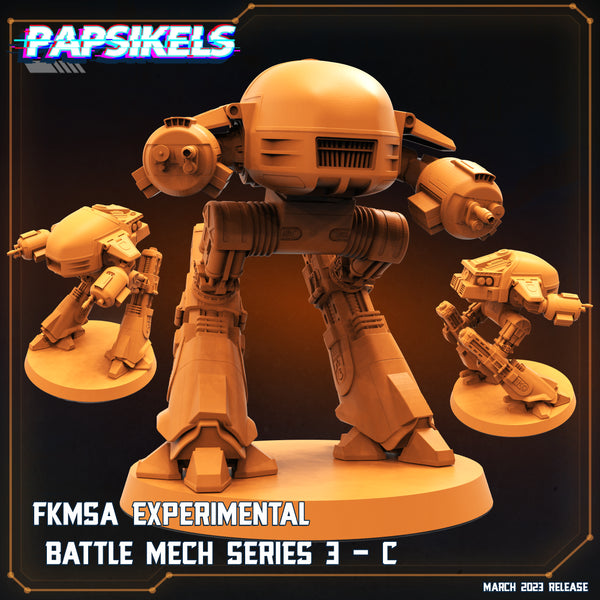 pap-2303s14 FKMSA EXPERIMENTAL BATTLE MECH SERIES 3 C