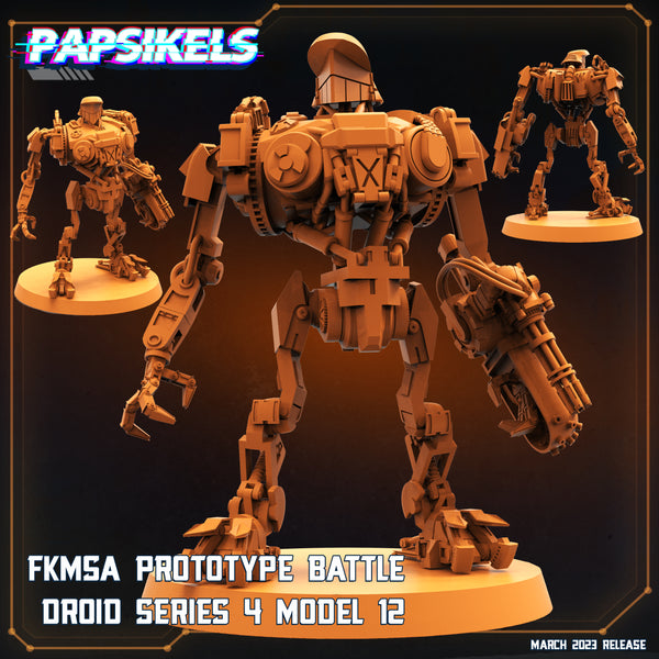 pap-2303s22 FKMSA PROTOTYPE BATTLE DROID SERIES 4 MODEL 12