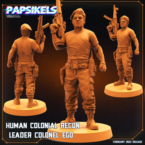 pap-2302s16 HUMAN COLONIAL RECON LEADER COLONEL EGO