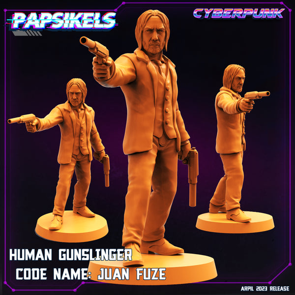pap-2304c11 HUMAN GUNSLINGER CODENAME JUAN FUZE