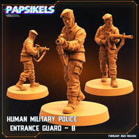 pap-2302s19 HUMAN MILITARY POLICE ENTRANCE GUARD B