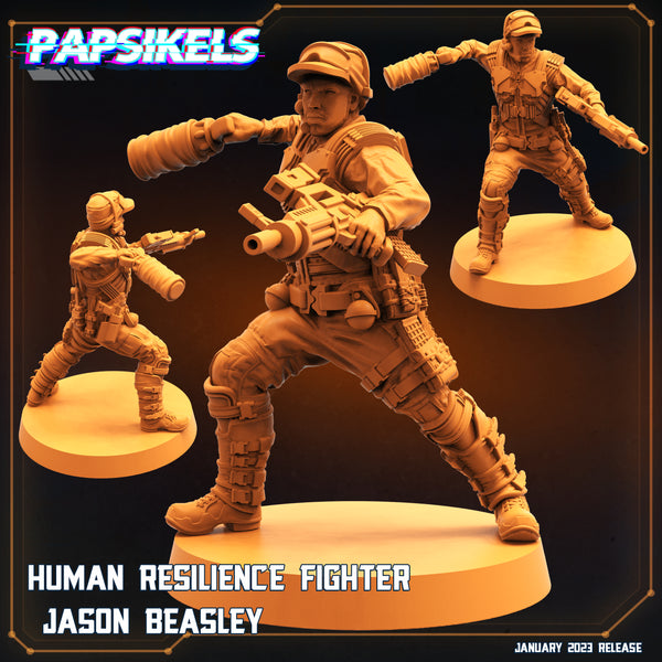 pap-2301s12 HUMAN RESILIENCE FIGHTER JASON BEASLEY