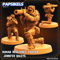 pap-2301s13 HUMAN RESILIENCE FIGHTER JENNIFER BALEYS