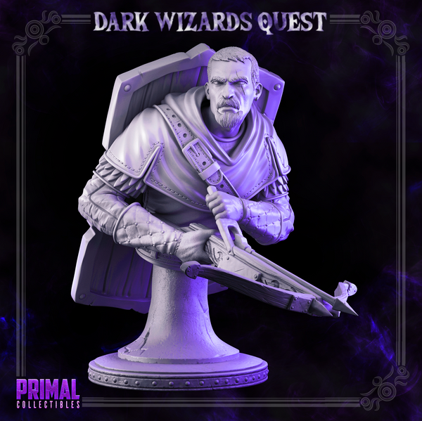 pc-221106 CROSSBOWMAN MERCENARY BUST