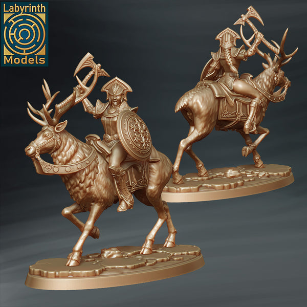 Laby-230217 Shieldmaiden Cavalry - Rider 2 with Axe