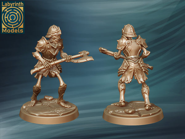 Laby-w012 Skeleton Warrior - Two-Handed Axe