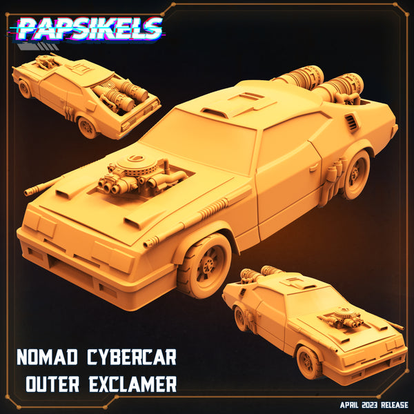 pap-2304s02 NOMAD CYBERCAR OUTER EXCLAIMER