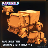 pap-2302s23 PAPZ INDUSTRIES COLONIAL UTILITY TRUCK B