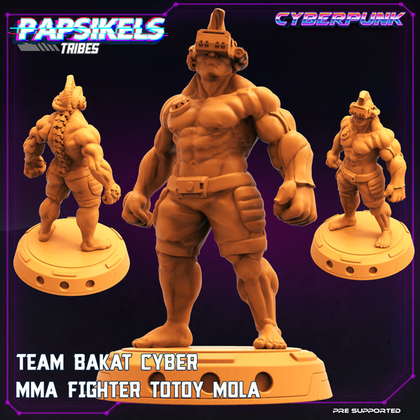 pap-cw28 TEAM_BAKAT_CYBER_MMA_FIGHTER_TOTOY_MOLA